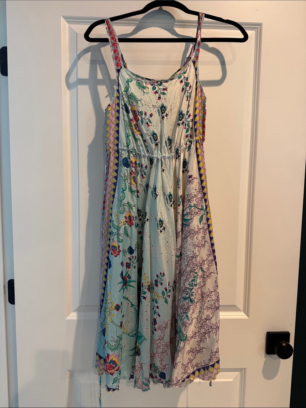 Johnny Was Mint Green Multi Floral Sundress